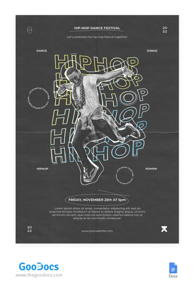 Black&White Hip-Hop Flyer - Hip hop Flyers