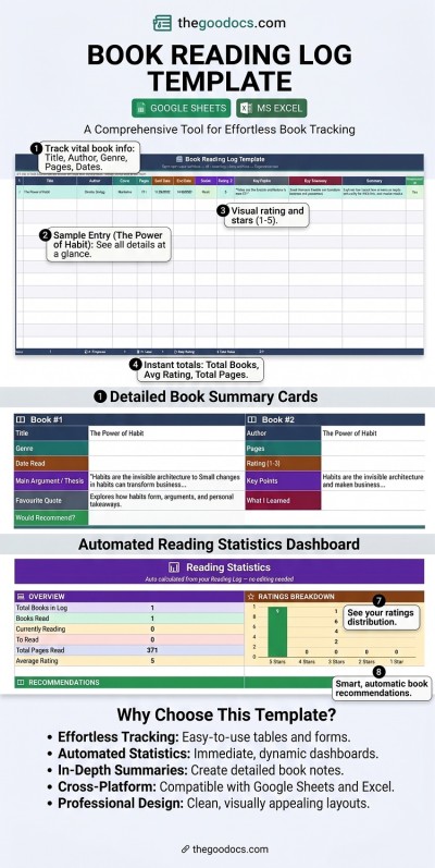 Book Reading Log Template Template