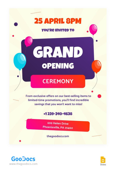 Bright Grand Opening Flyers - Grand opening Flyers