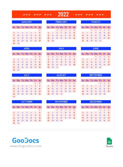 Free Customizable Calendar Templates In Google Sheets And Excel 