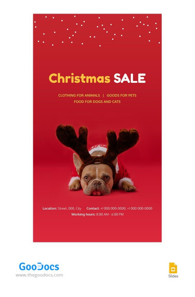 Cool Christmas Sale Instagram Story Template