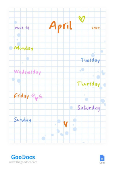 Agenda Escolar Colorida