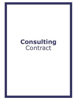 Consulting Contract Template