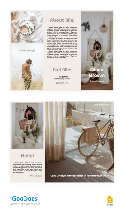 Cozy Lifestyle Photography Brochure - Photography Brochures