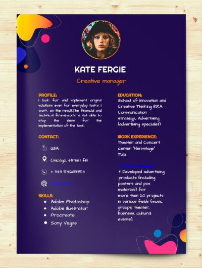 Creative CV Template