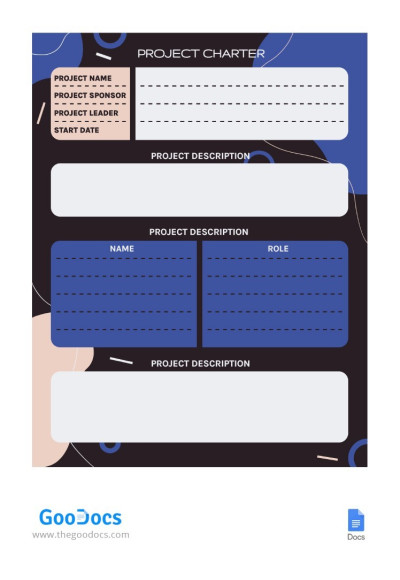 Curious Project Charter Template