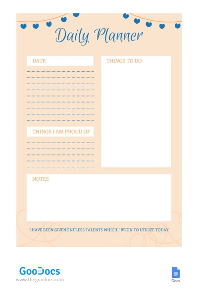 Daily Planner - Daily Planners