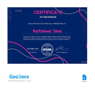 Dark Insurance Certificate -> Certificato di assicurazione Dark