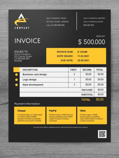 Fabulous Invoice Template