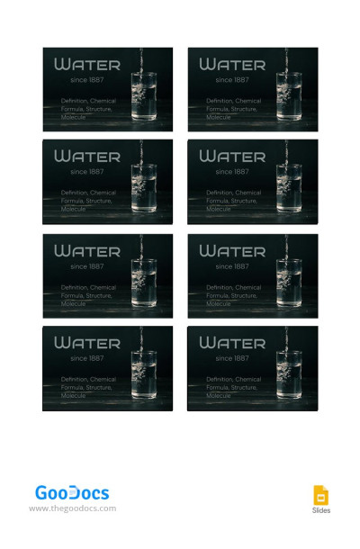 Dark Modern Water Bottle Label - Water bottle Labels