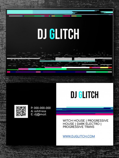 Dj Business Card Template