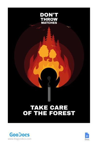 Forest Fires Poster Template