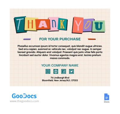 Funny Thank You Certificate Template