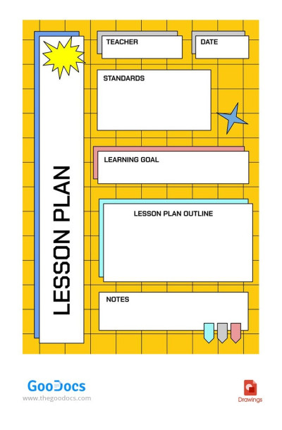 Plan de Lección Geométrica Plantilla