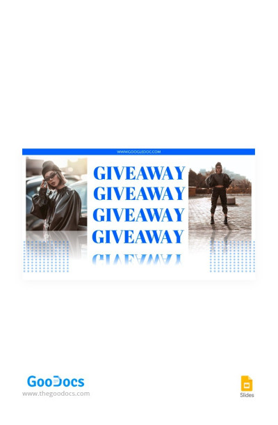 Giveaway YouTube Miniaturansicht Vorlage