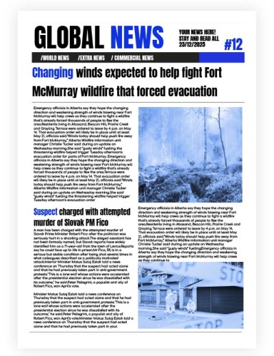 Global Newspaper Template