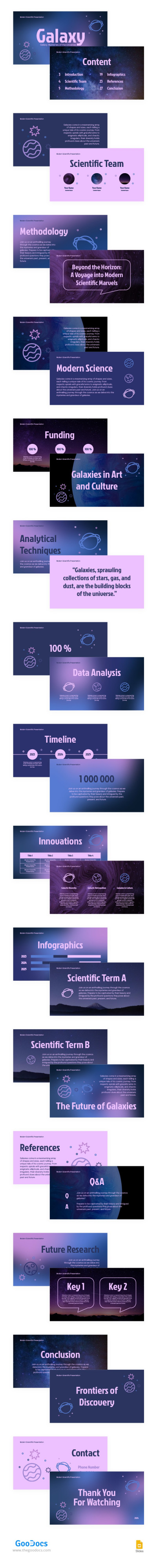 Gradient Modern Scientific Template