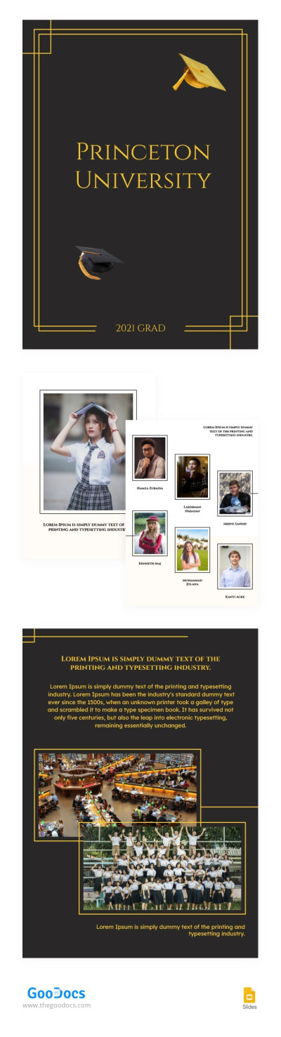 Graduation Photo Album Template