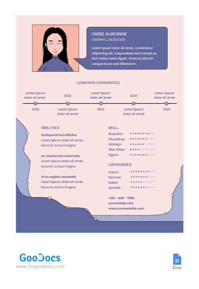 Graphic Designer CV Template