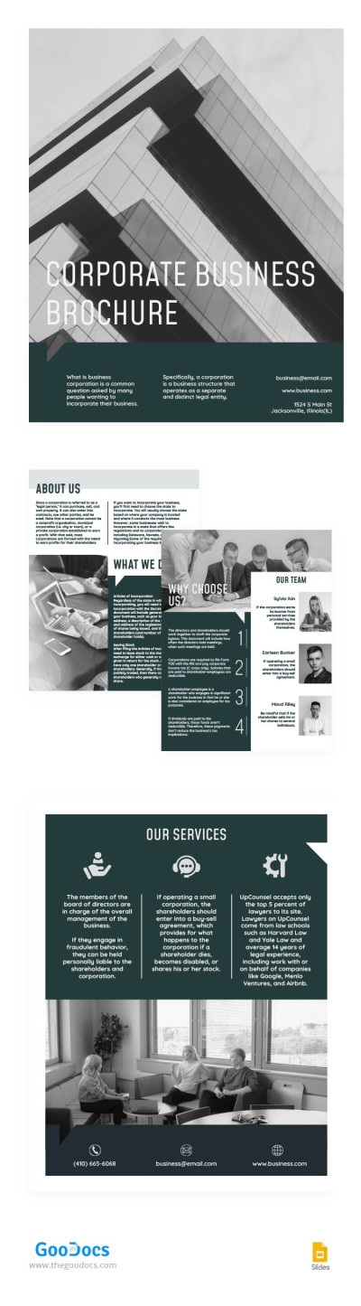 Professional Corporate Brochure