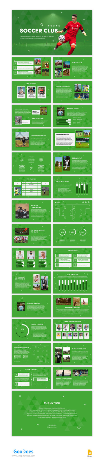 Green Soccer Club Template