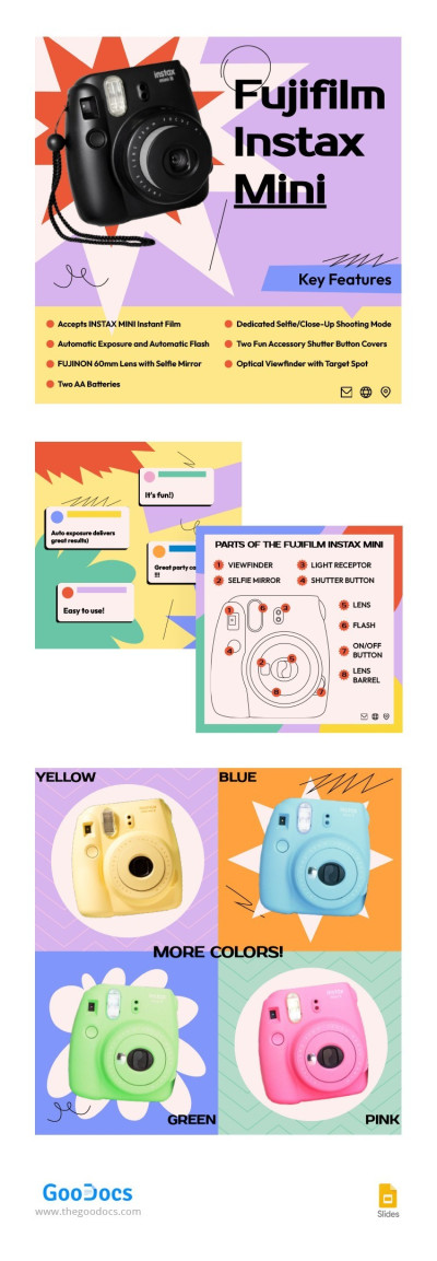 Instant Camera Amazon Product Template
