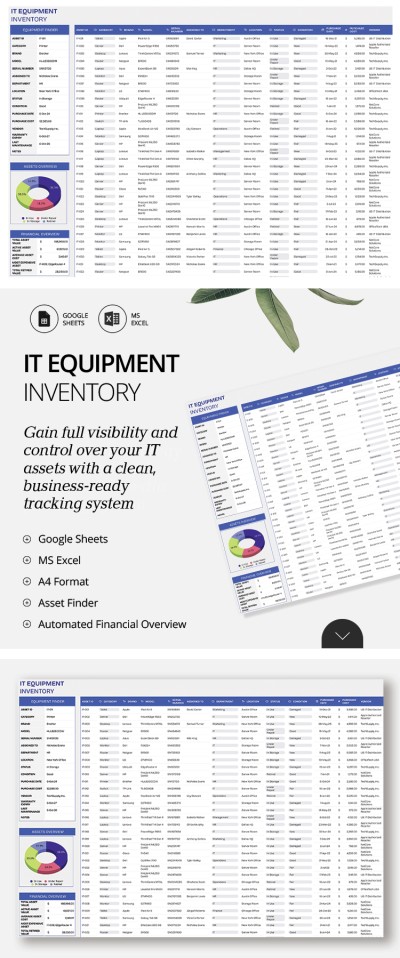 Modèle de inventaire de matériel informatique Modèle