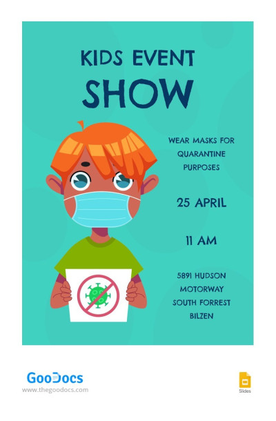 Kinder-Event-Show-Flyer Vorlage