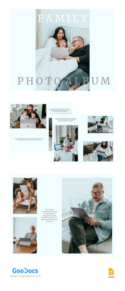 Light Family Photo Album Template