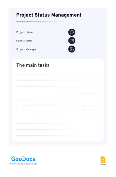 Light Project Status Management