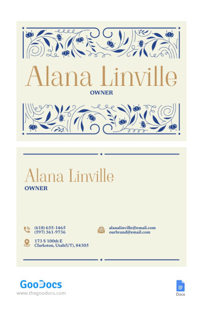 Luxury Business Card Template