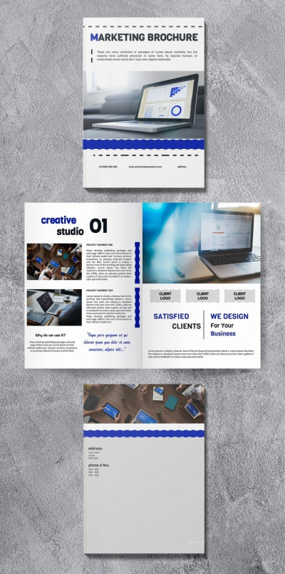 Simple Marketing Brochure Template