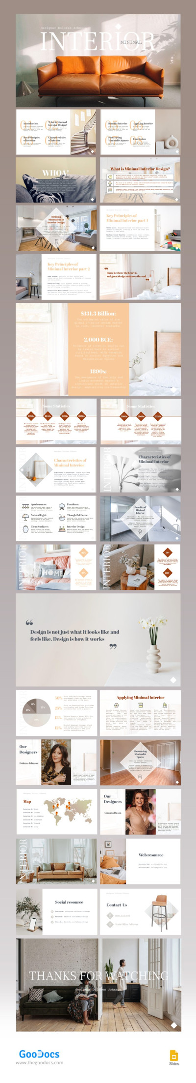 Minimal Interior Design Template