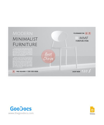 Minimalist Furniture Youtube Thumbnail Template