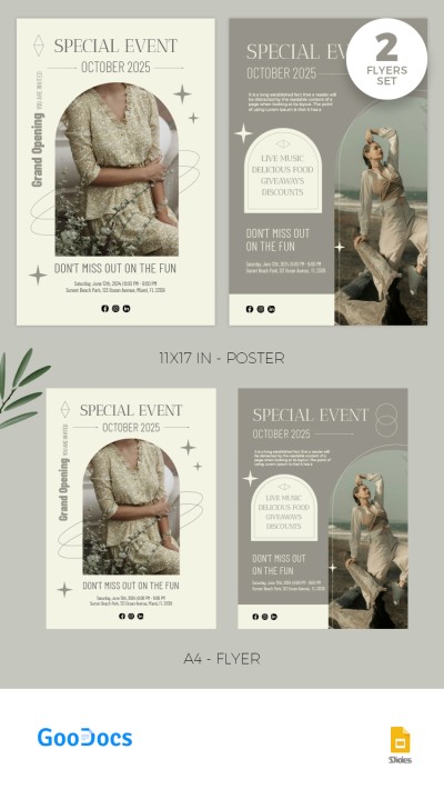 Modern Event Flyers Template