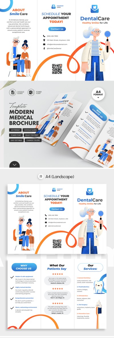 Modern Medical Brochure Template