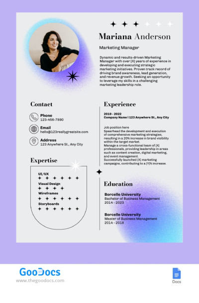 Modern Resume Template