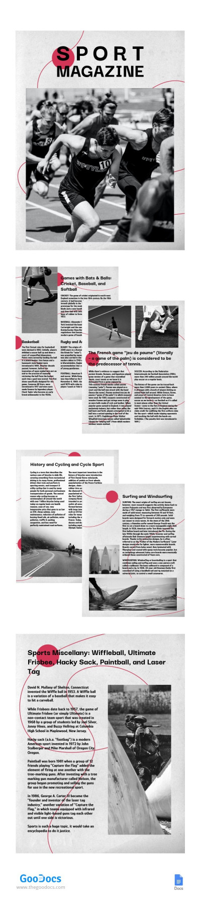 Modern Sport Magazine Template