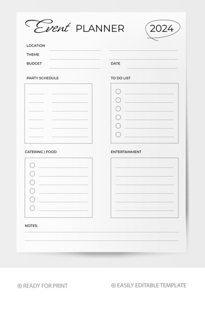 Universal Event Planner Template