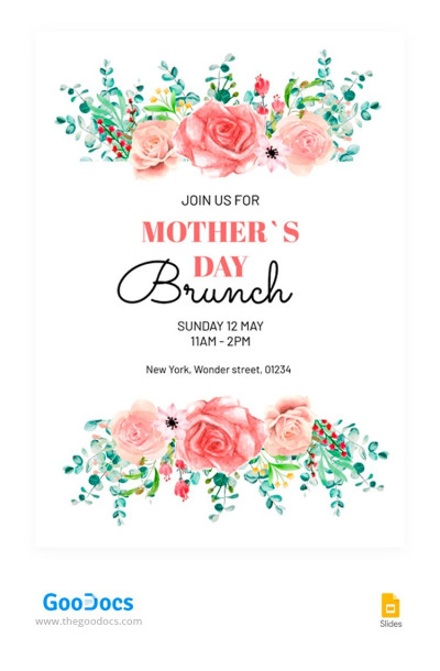 Free Mother Day Poster Template in Google Slides and Microsoft ...