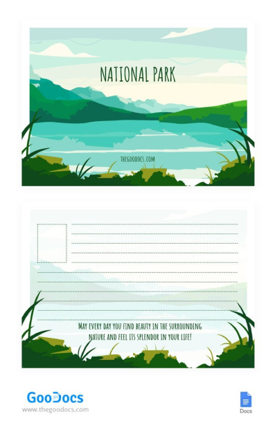 National Park Postcard