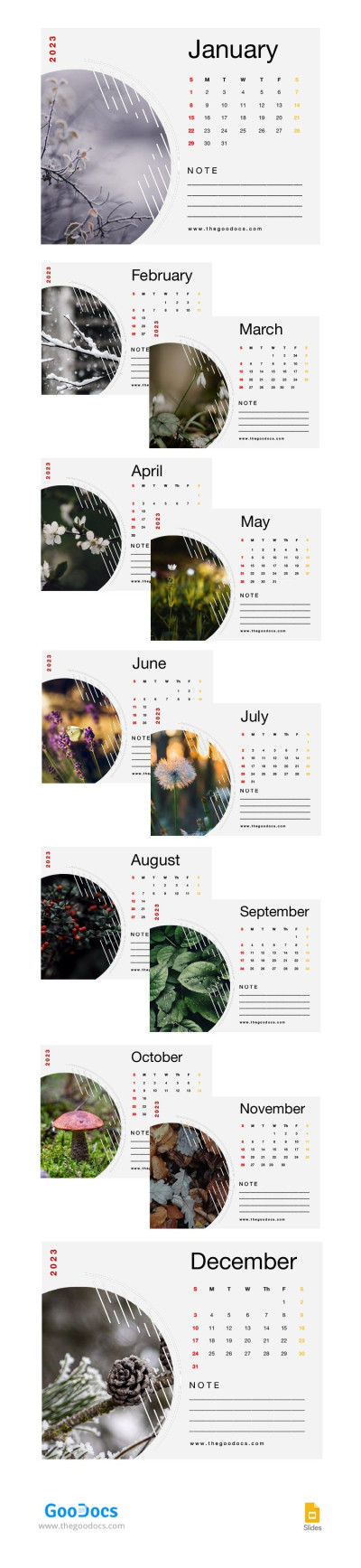 Nature Desk Calendar 2023 - Calendars