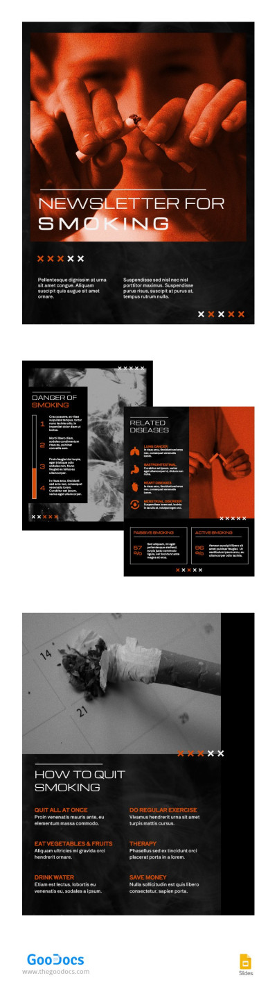 Newsletter For Smoking