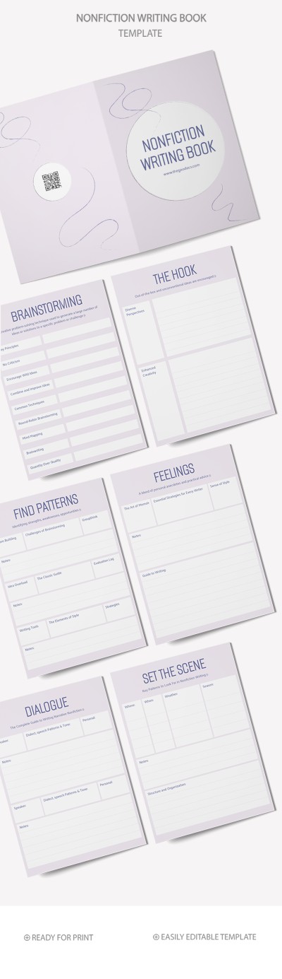 Nonfiction Writing Book Template