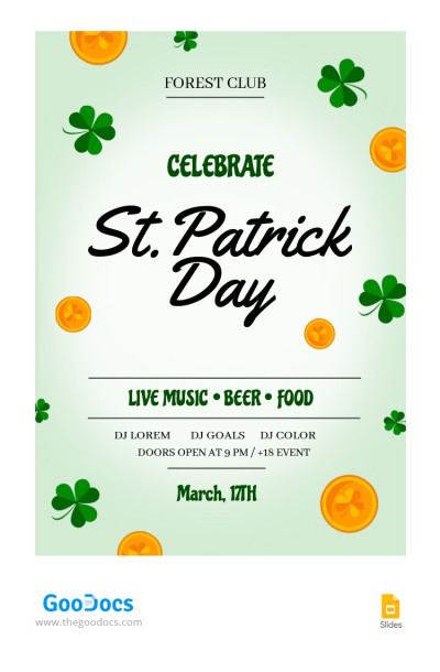 Patrick Day Flyer Template