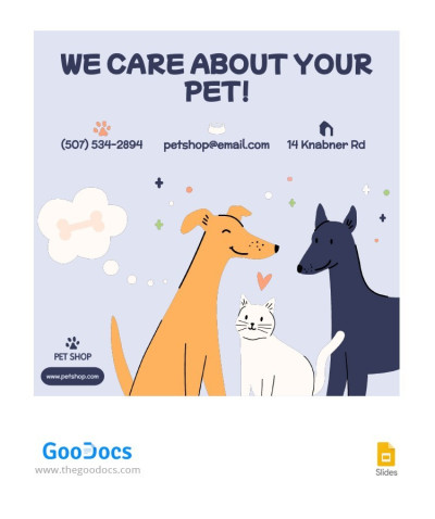 Pet Shop Facebook Post Template