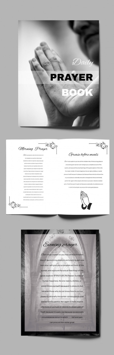 Prayer Booklet Template