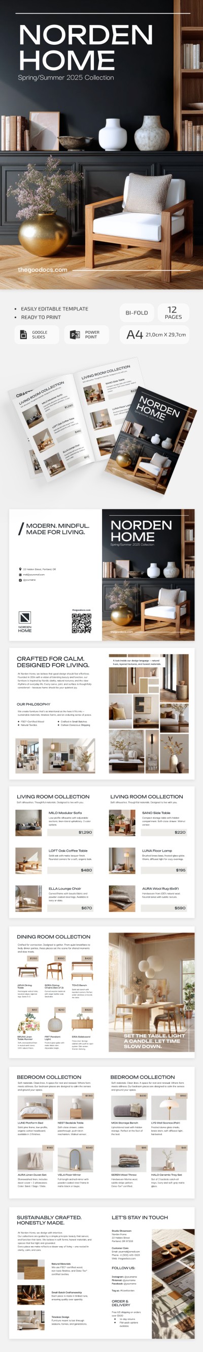 Product Catalog Brochure Template