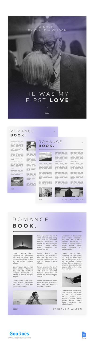 Livro de Romance Cinza