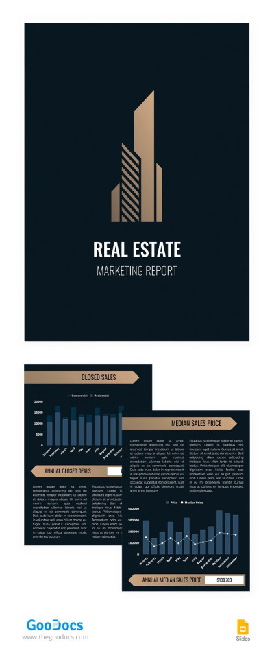 Real Estate Marketing Report Template